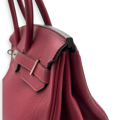 Hermès Birkin Rouge Grenat in Togo, Palladium hardware_11