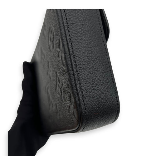 Louis Vuitton Felicie Wallet On Chain Black in Monogram Empreinte Leather, Gold hardware_8