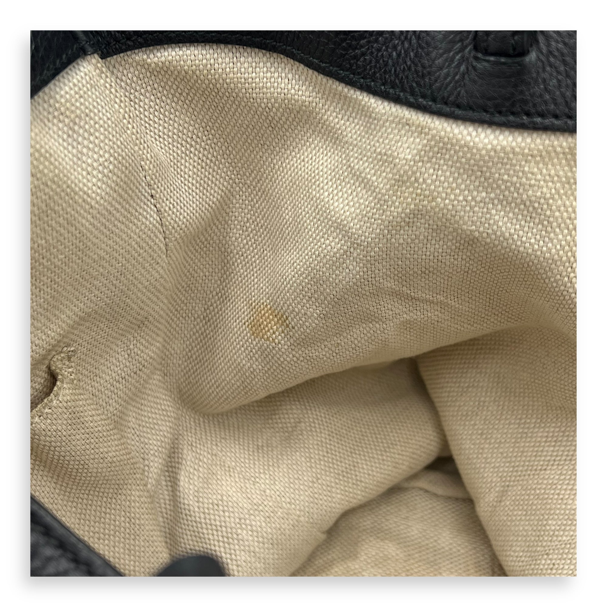 Gucci Soho Tote Bag Black in Calfskin, Gold hardware_7