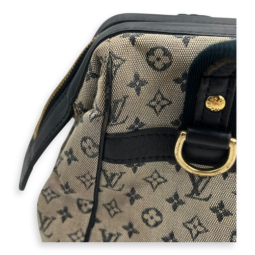 Louis Vuitton Josephine Shoulder Bag Grey in Jacquard, Gold hardware_14