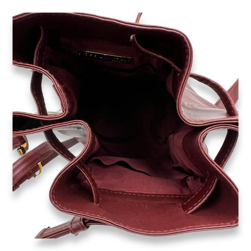 Cartier Must de Bucket Bag Red in Calfskin, Gold hardware_6