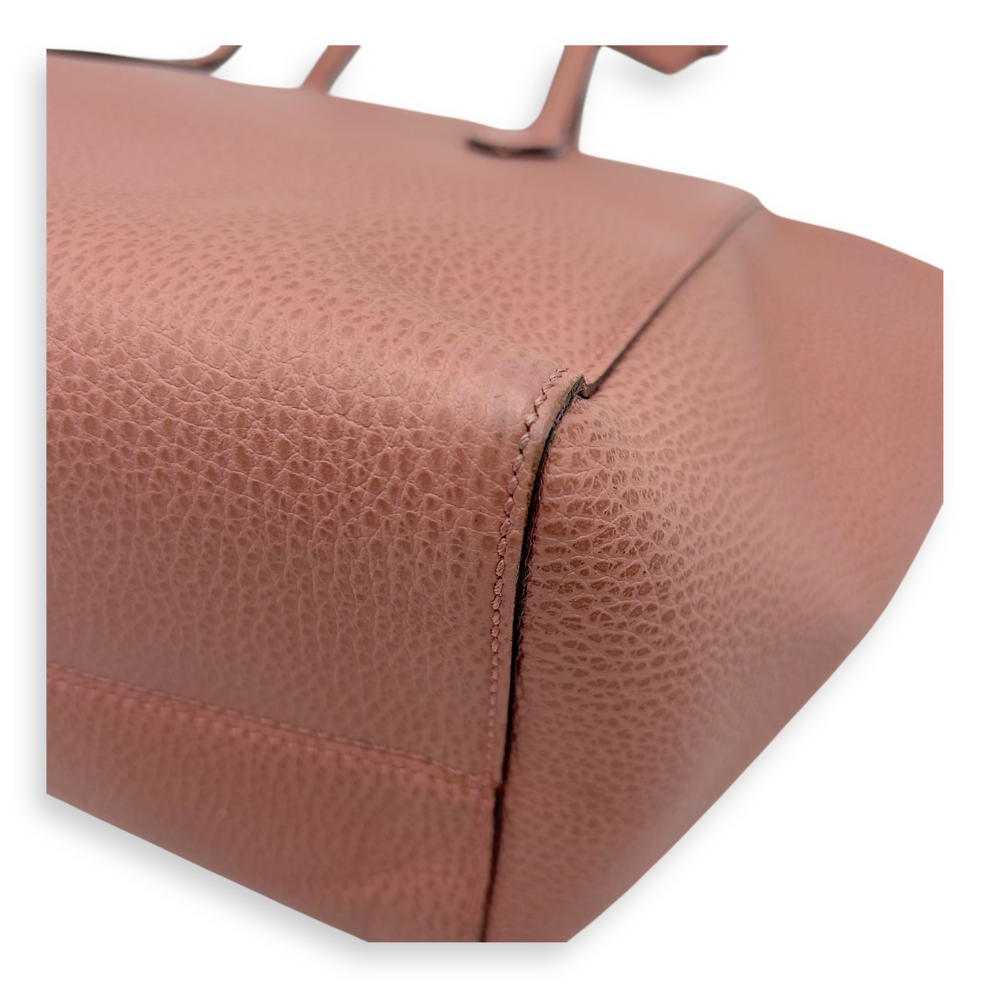 Gucci Swing Pink Shoulder Bag in Calfskin, Gold hardware_12