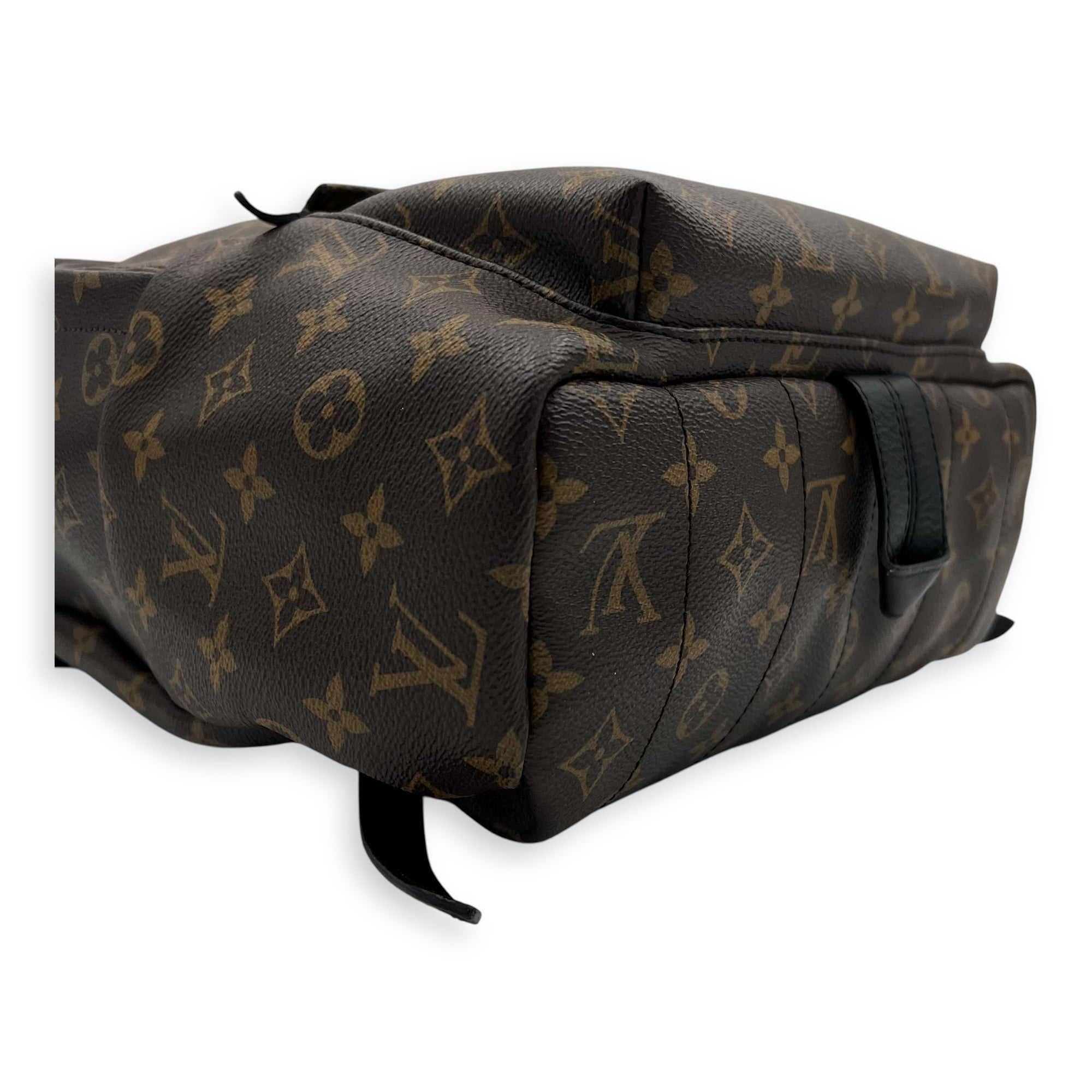 Louis Vuitton Palm Springs Backpack MM Brown in Coated Canvas, Gold hardware_8