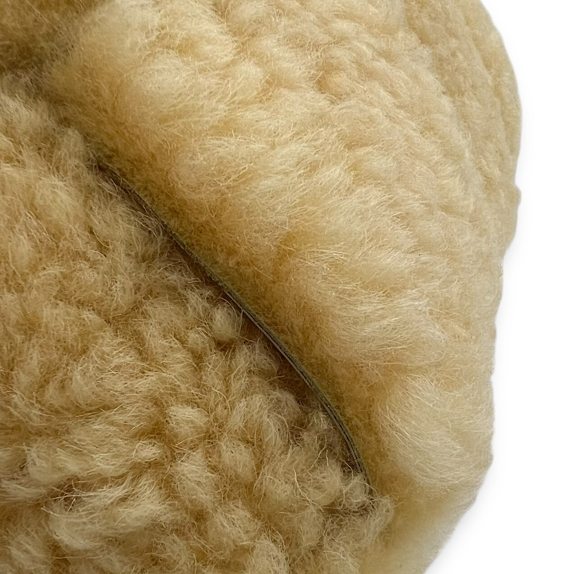 Bottega Veneta Arco Yellow Top Handle Bag in Shearling, Gold hardware_13