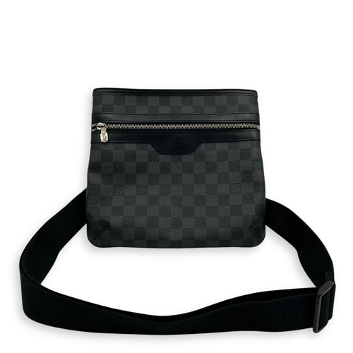 Louis Vuitton Thomas Damier Graphite Crossbody Bag in Coated Canvas, Silver hardware_13