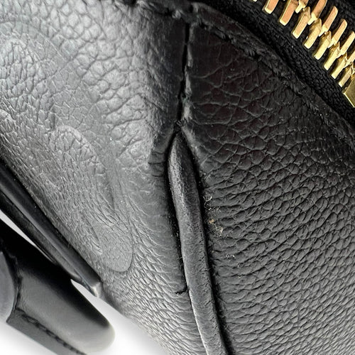 Louis Vuitton Speedy Bandouliere Top Handle Bag 20 Black in Empreinte Leather, Gold hardware_13