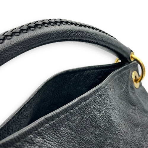 Louis Vuitton Artsy Blue Shoulder Bag in Empreinte Leather, Gold hardware_13