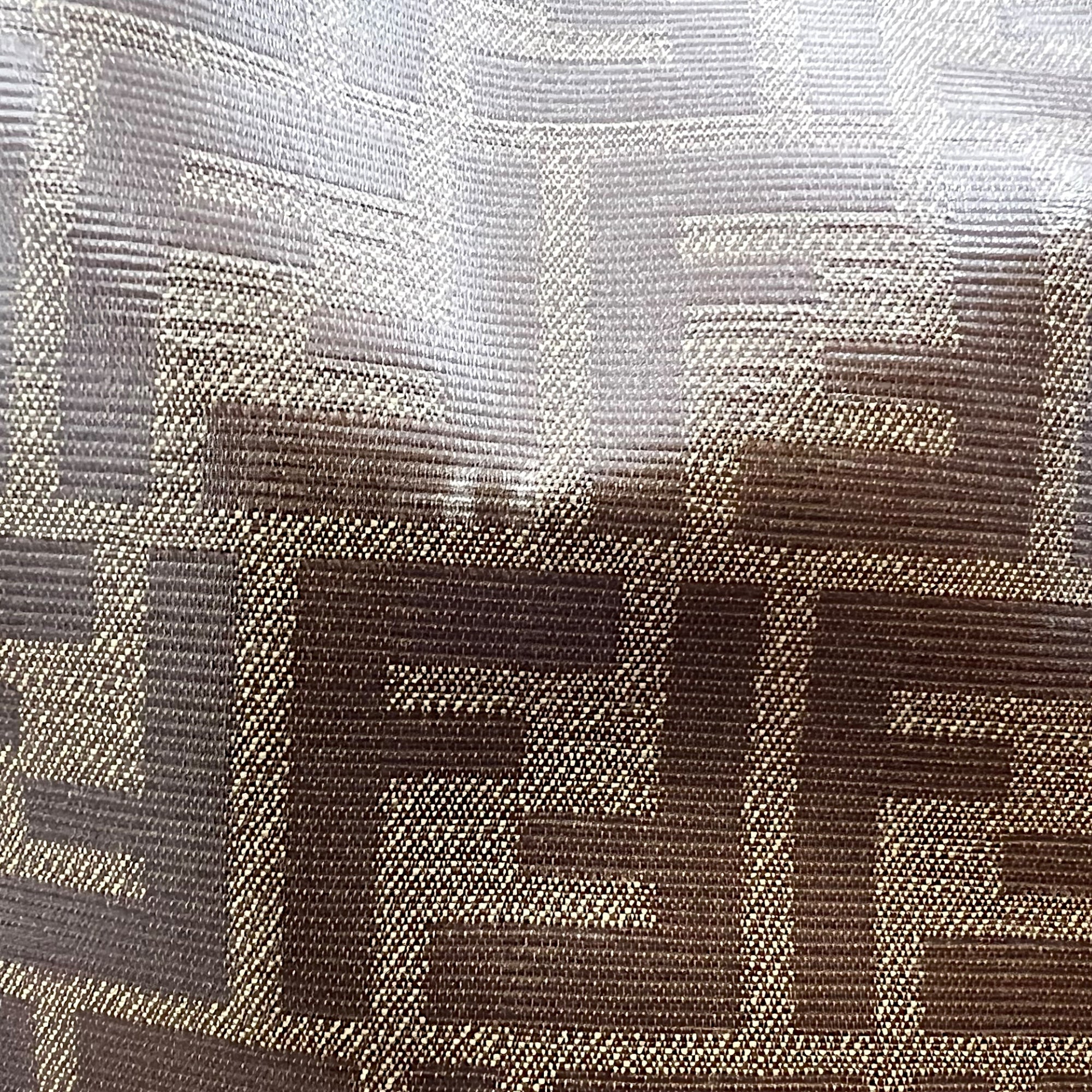 Fendi FF x Fila Tote Bag Brown in Coated Canvas, Gold hardware_13
