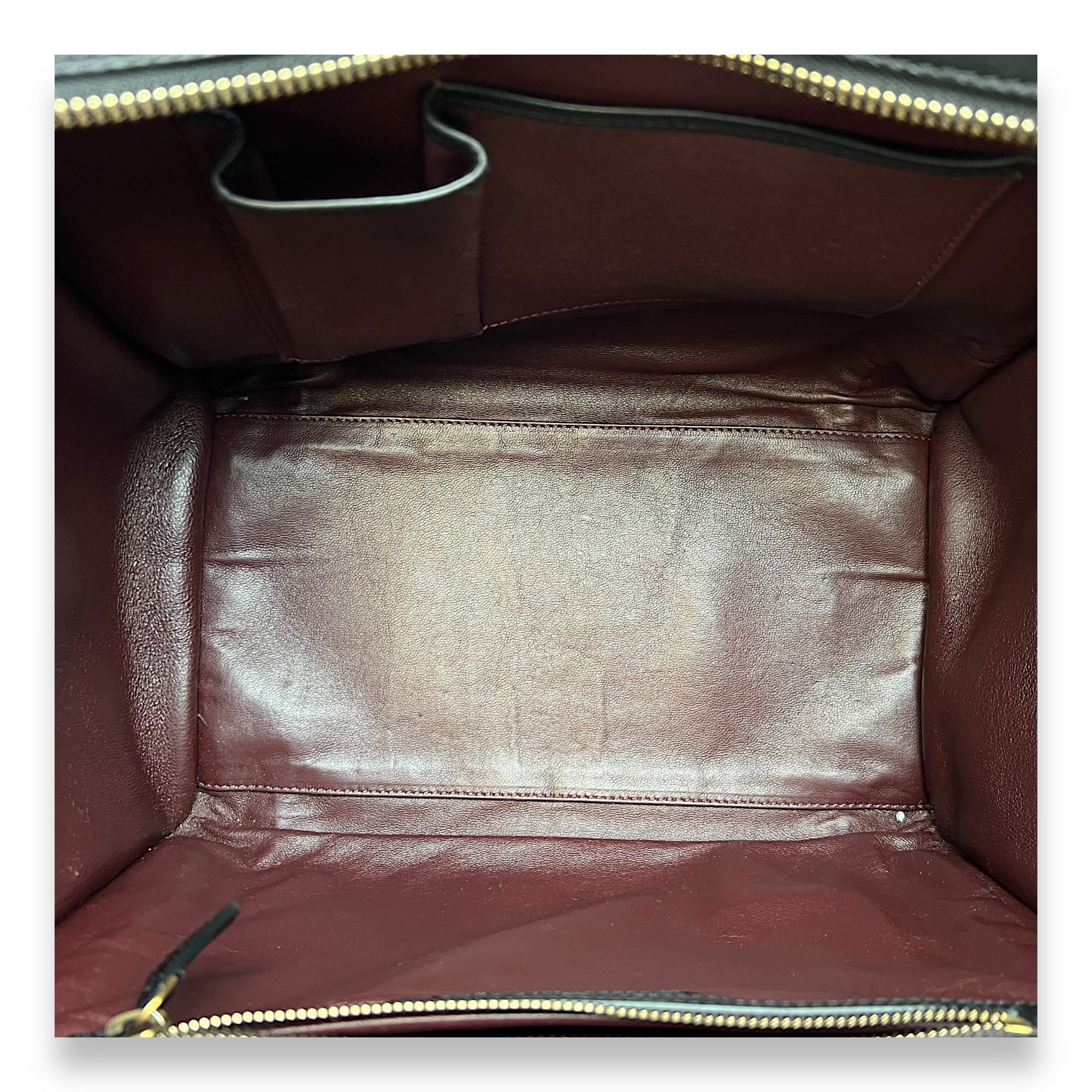 Luggage Mini Multi-colour Top Handle Bag in Calfskin, Gold hardware