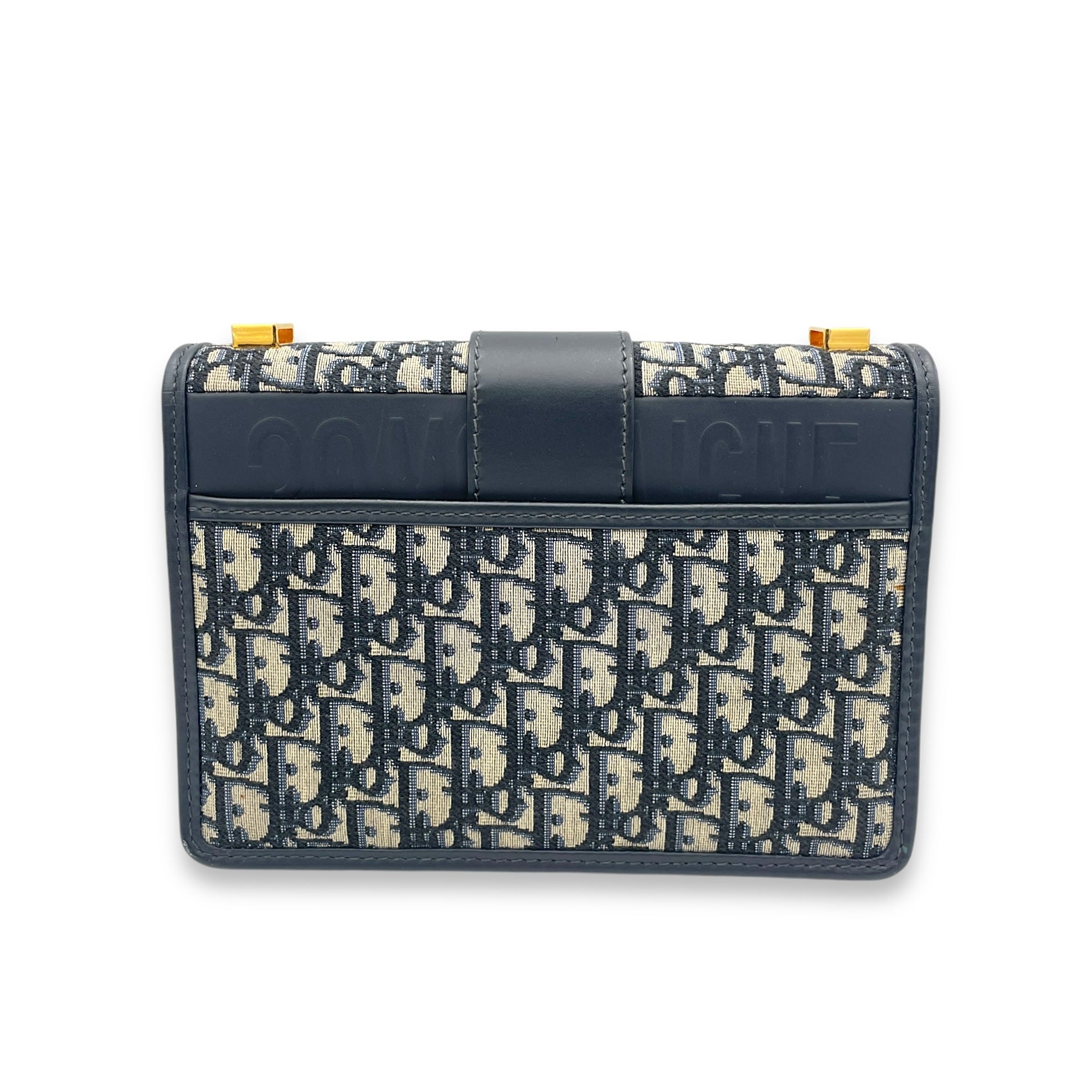 30 Montaigne Medium Shoulder bag in Jacquard, Gold Hardware