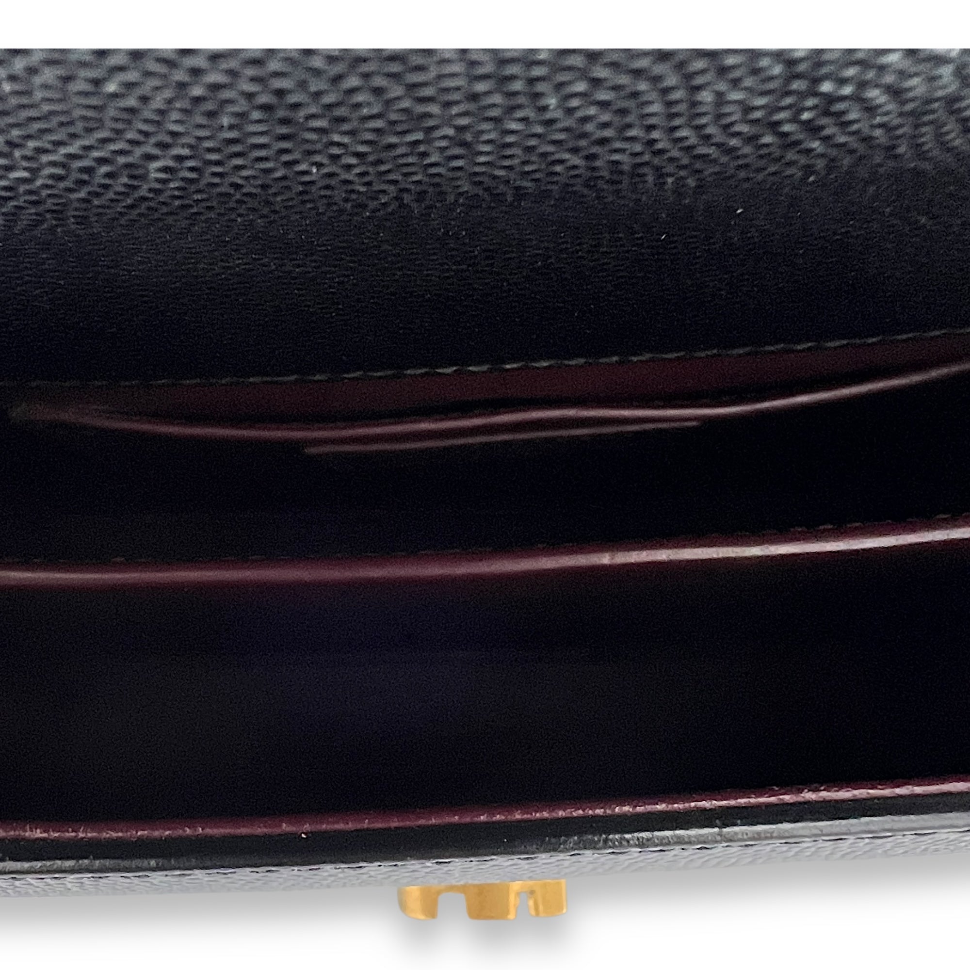 Others Top Handle Bag Black in Caviar Leather, Gold hardware