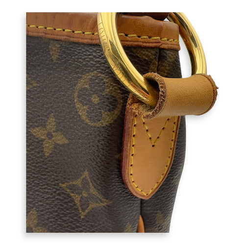 Louis Vuitton Delightful Shoulder Bag Brown in Monogram Coated Canvas, Gold hardware_10