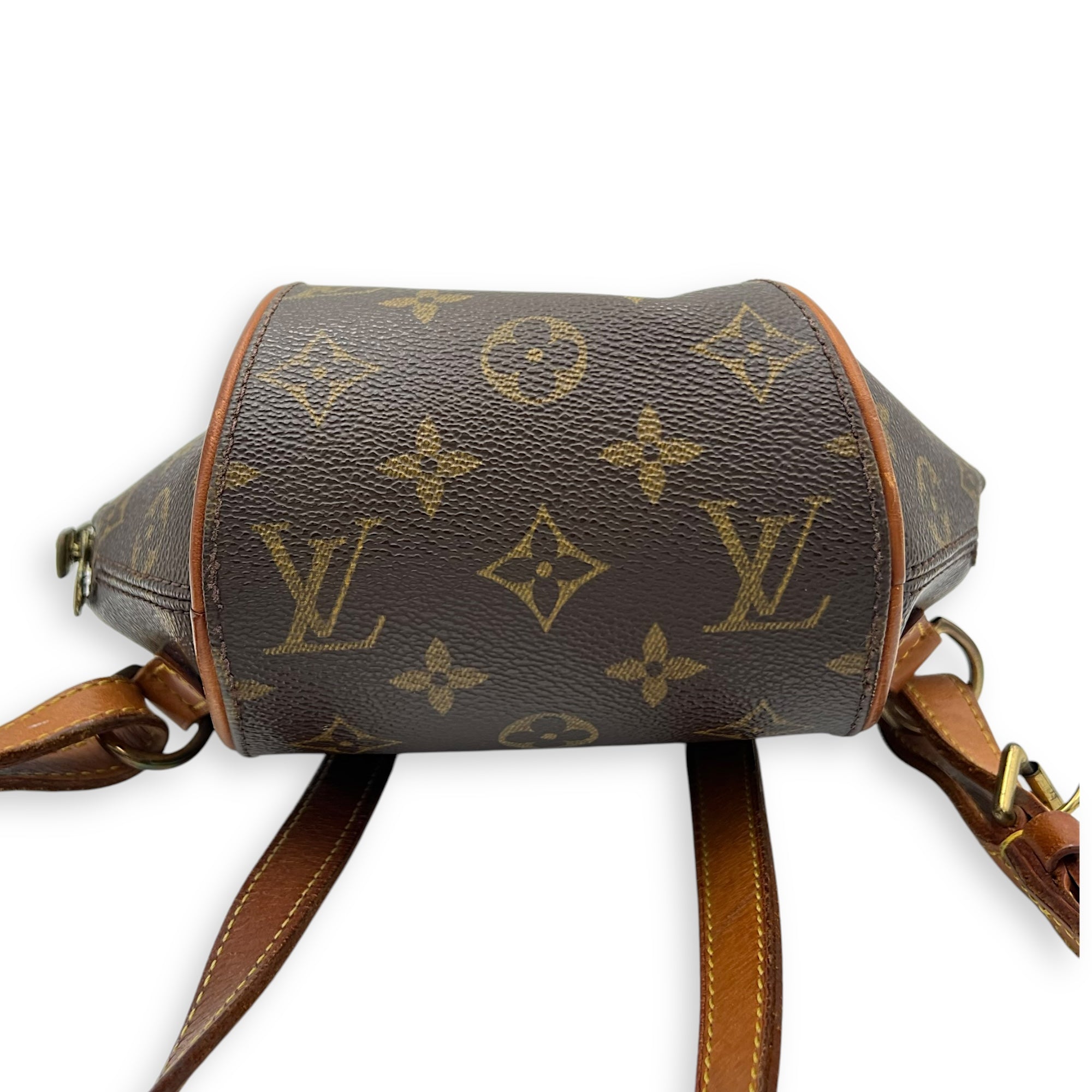 Louis Vuitton Ellipse Backpack Brown in Monogram Coated Canvas, Gold hardware_5