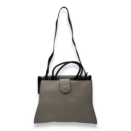 Givenchy Obsedia Medium Grey Top Handle Bag in Calfskin, Gold hardware_14