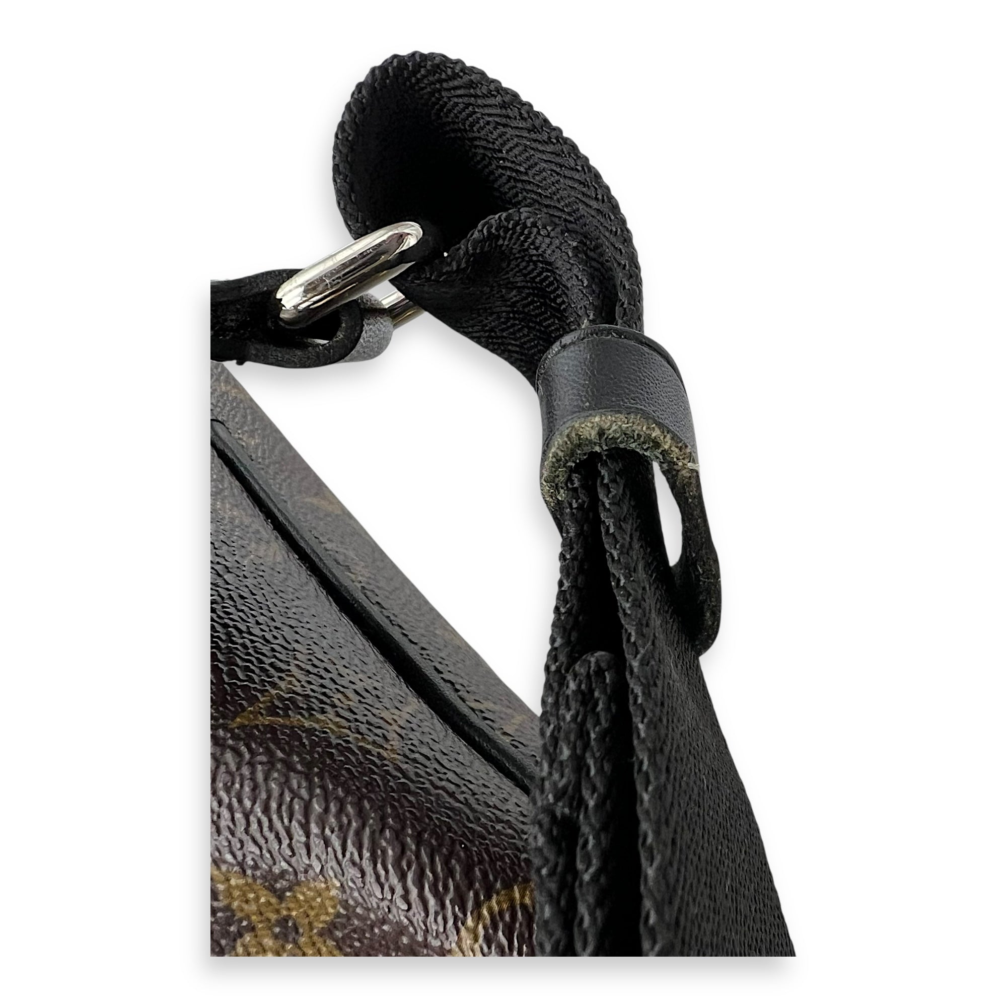 Louis Vuitton Macassar Brown Backpack in Monogram Coated Canvas, Gold hardware_14