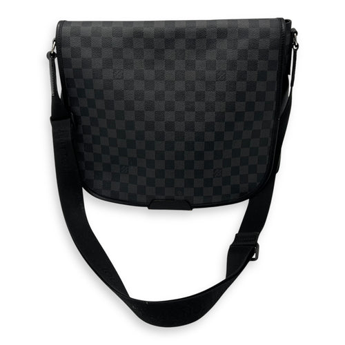 Louis Vuitton Others Messenger Graphite in Coated Canvas, Silver hardware_14