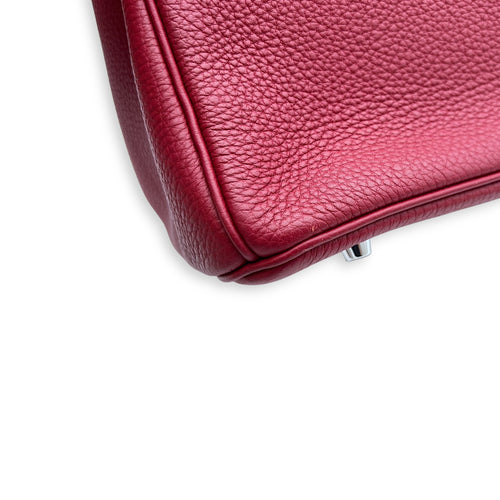 Hermès Birkin Rouge Grenat in Togo, Palladium hardware_12