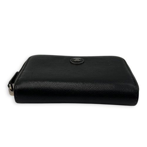 Chanel CC Wallet Black in Caviar Leather, Gold hardware_5