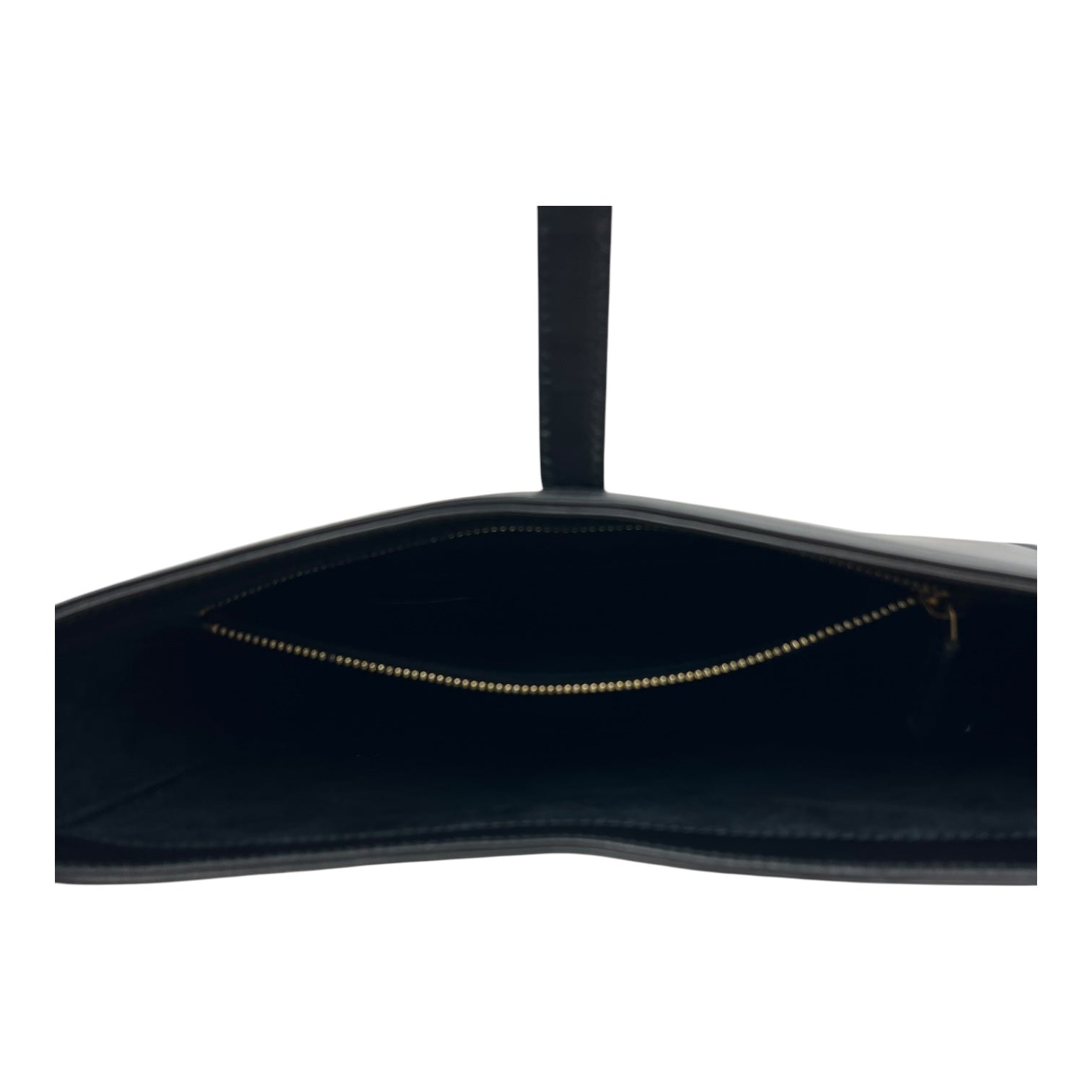 Saint Laurent Le 5 A 7 Shoulder Bag Black in Calfskin, Gold hardware_6