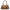 Salvatore Ferragamo Gancini Shoulder Bag Brown in Python Embossed Calfskin, Gold hardware_1