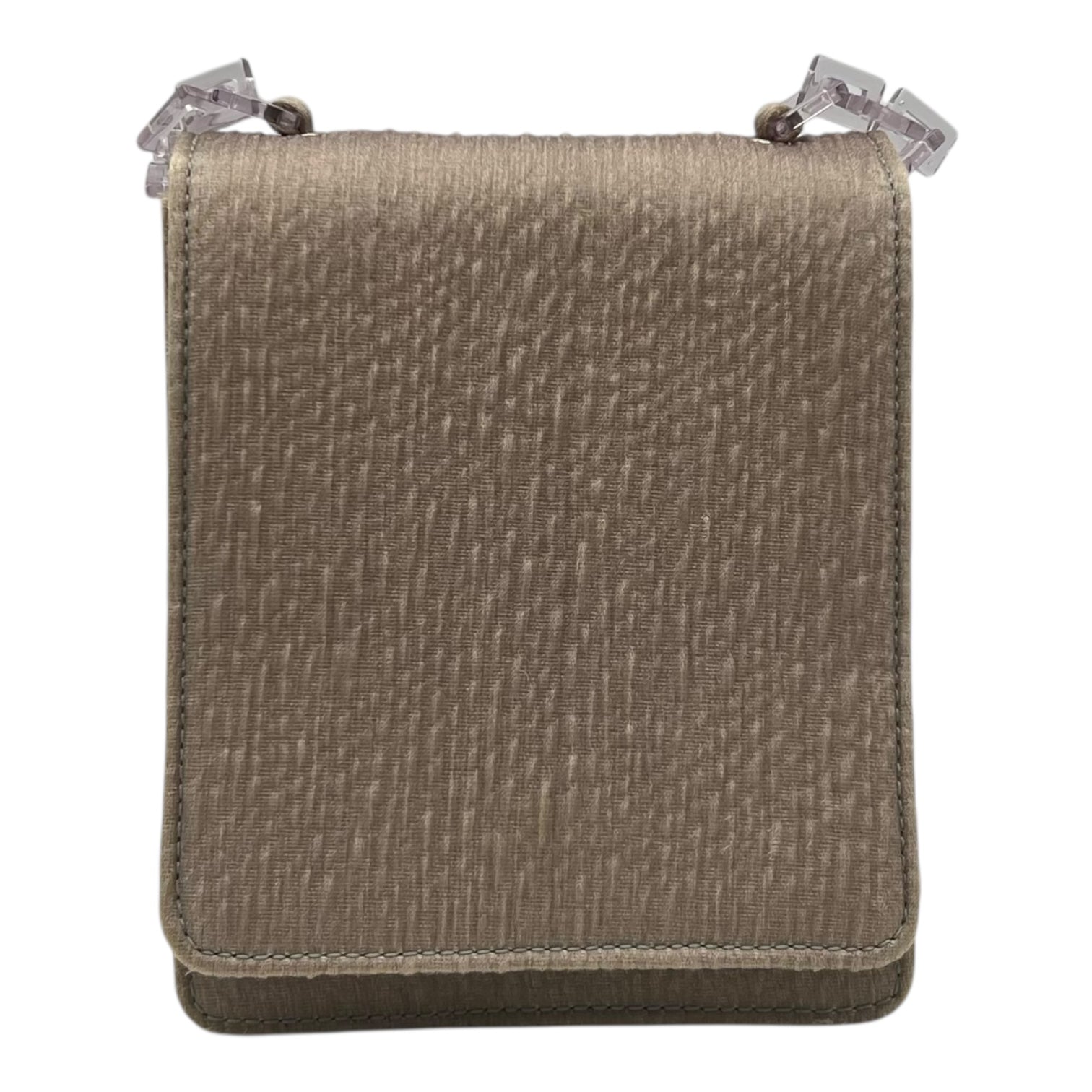 Prada Logo Shoulder Bag Beige in Others, Silver hardware_2