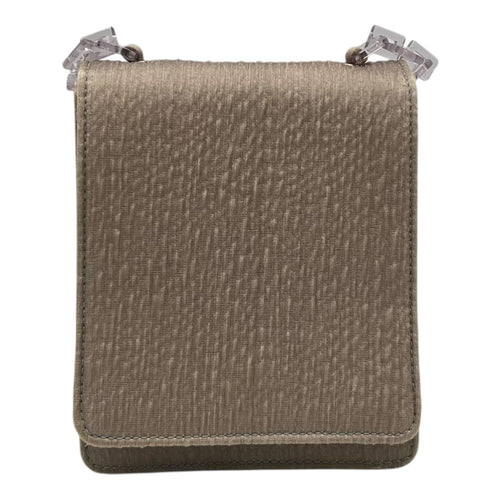 Prada Logo Shoulder Bag Beige in Others, Silver hardware_2