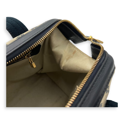 Louis Vuitton Josephine Shoulder Bag Grey in Jacquard, Gold hardware_13