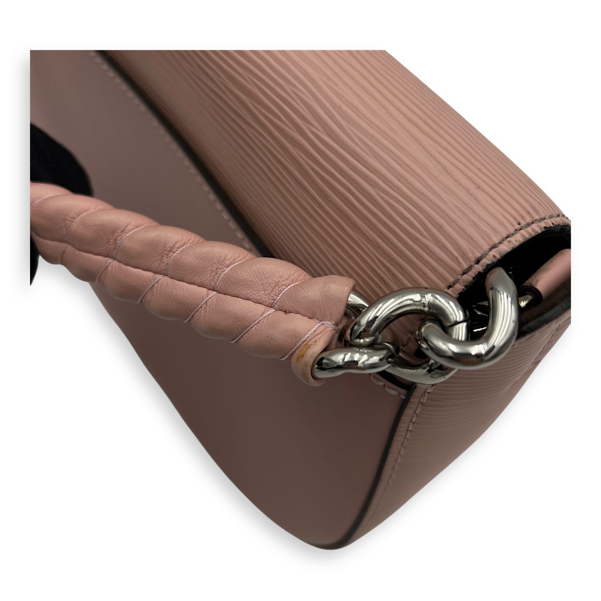 Louis Vuitton Luna Shoulder Bag Pink in Epi Leather, Silver hardware_10
