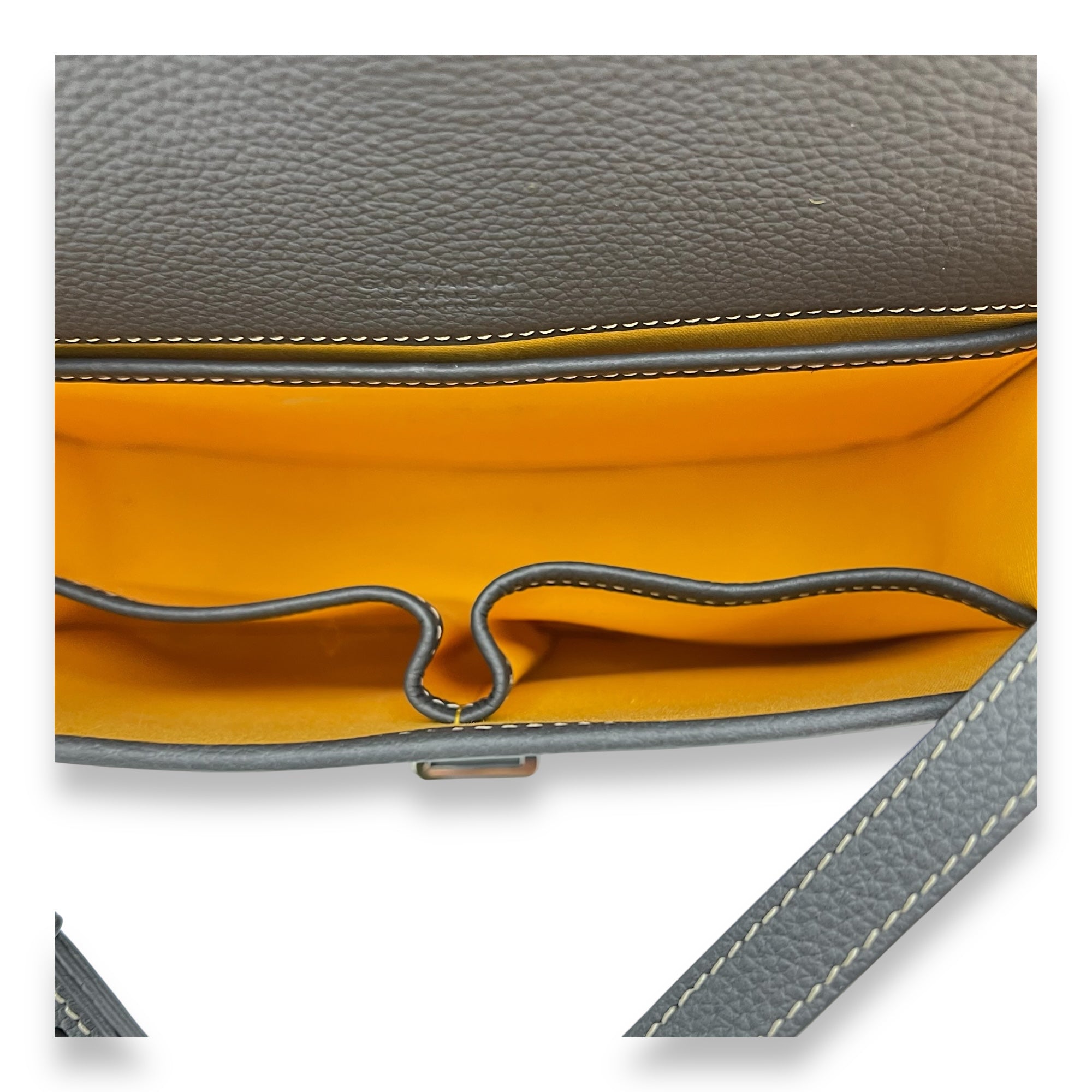 Goyard Belvedere Crossbody Bag PM Grey in Coated Canvas, Silver hardware_6