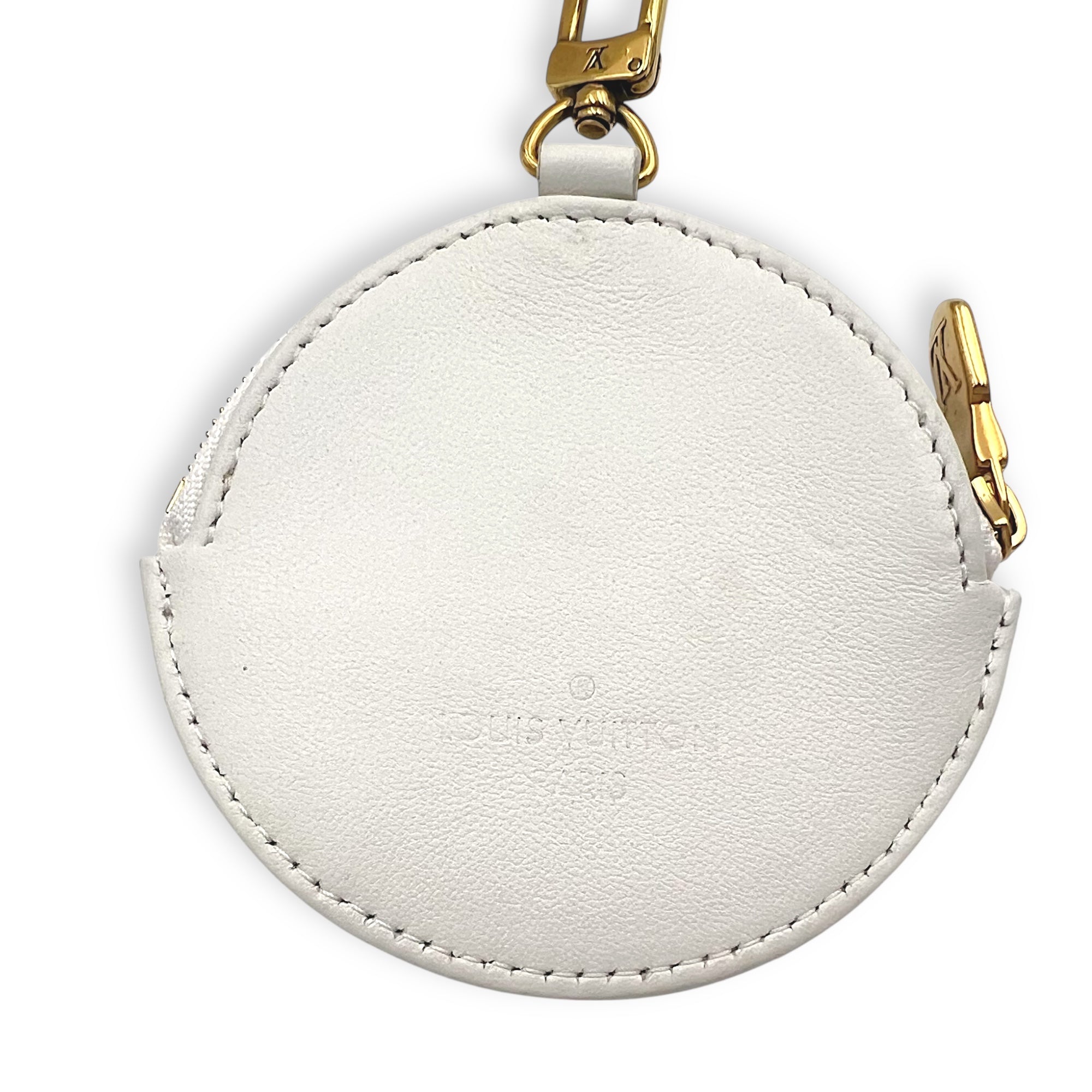Louis Vuitton New Wave Crossbody Bag White in Calfskin, Gold hardware_14