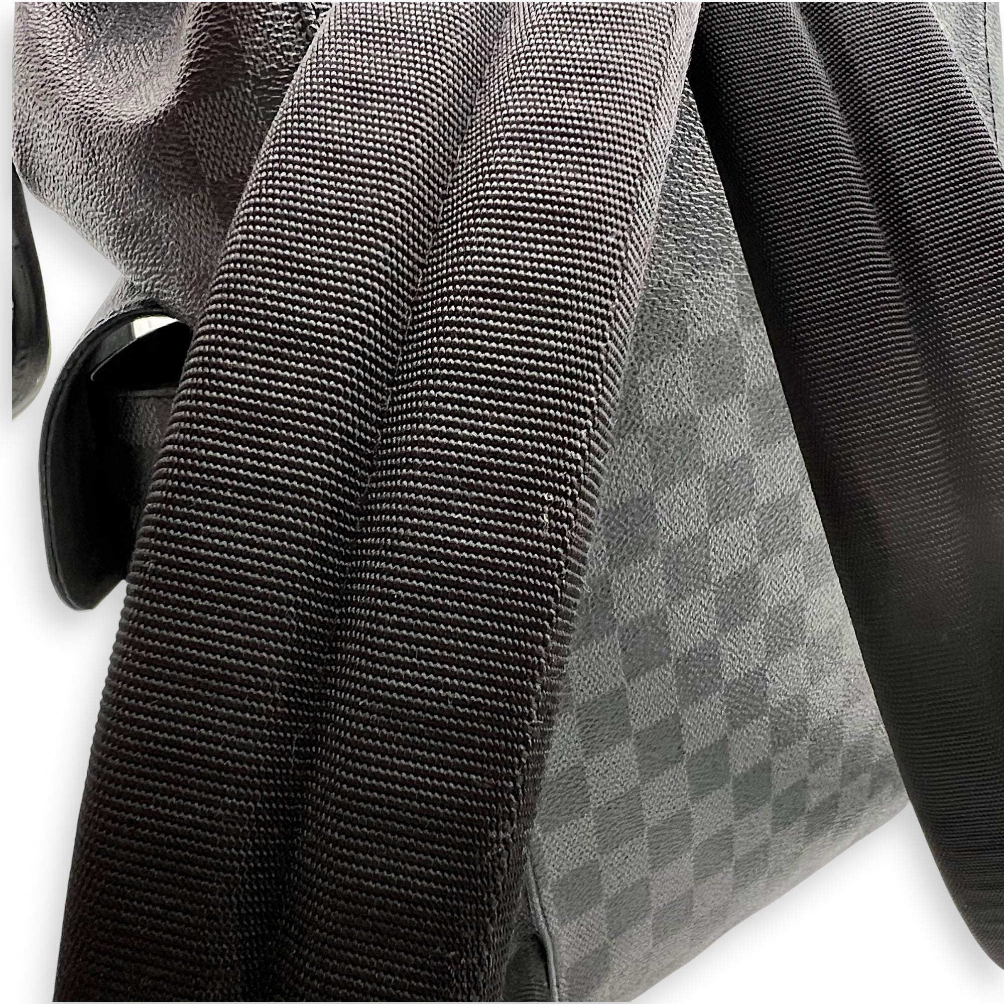 Louis Vuitton Christopher Backpack Graphite in Coated Canvas, Silver hardware_14