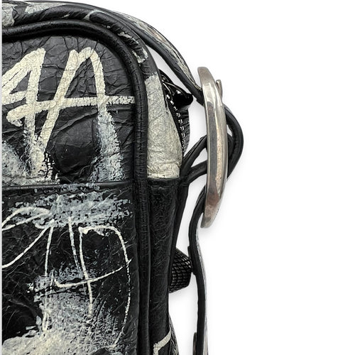 Balenciaga Le Cagole Crossbody Bag Multi-colour in Calfskin, Silver hardware_14