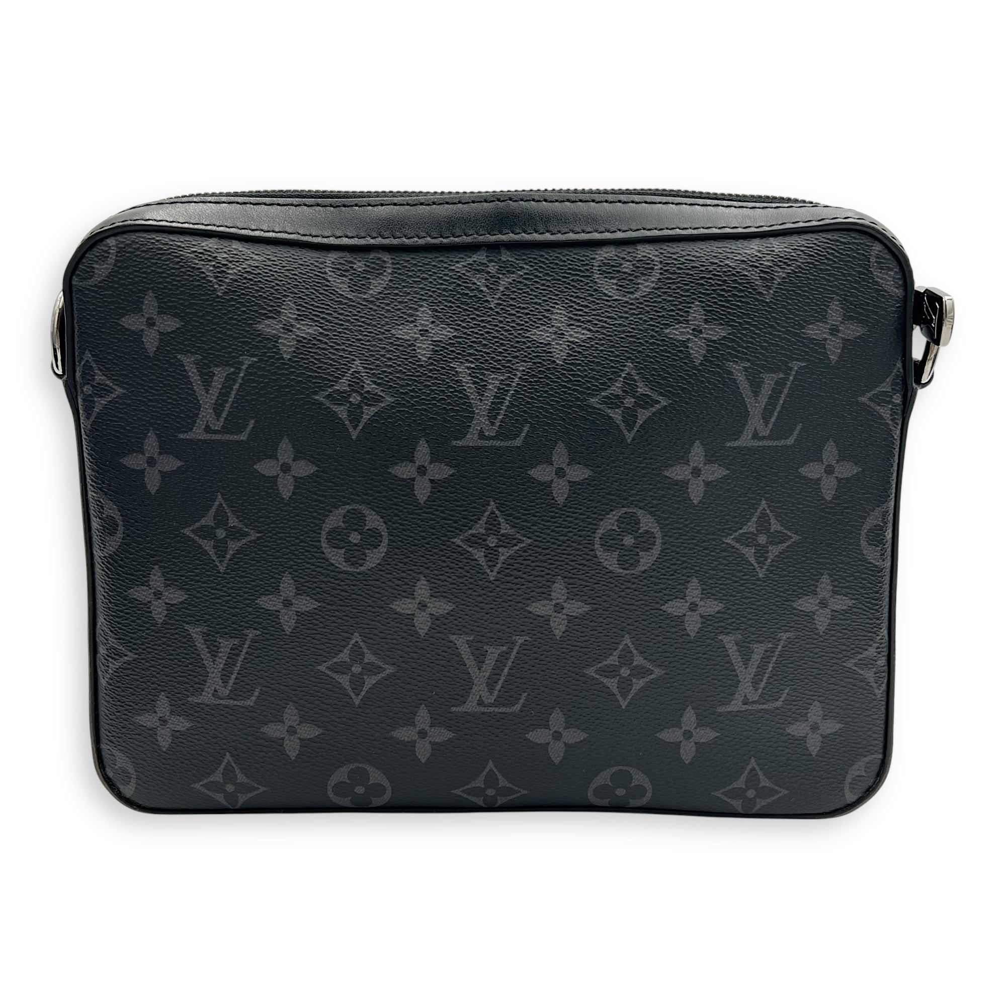 Louis Vuitton Trio Messenger Grey in Monogram Coated Canvas, Silver hardware_2