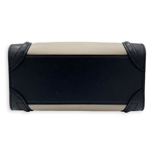 Luggage Nano Top handle bag in Calfskin, Gold Hardware