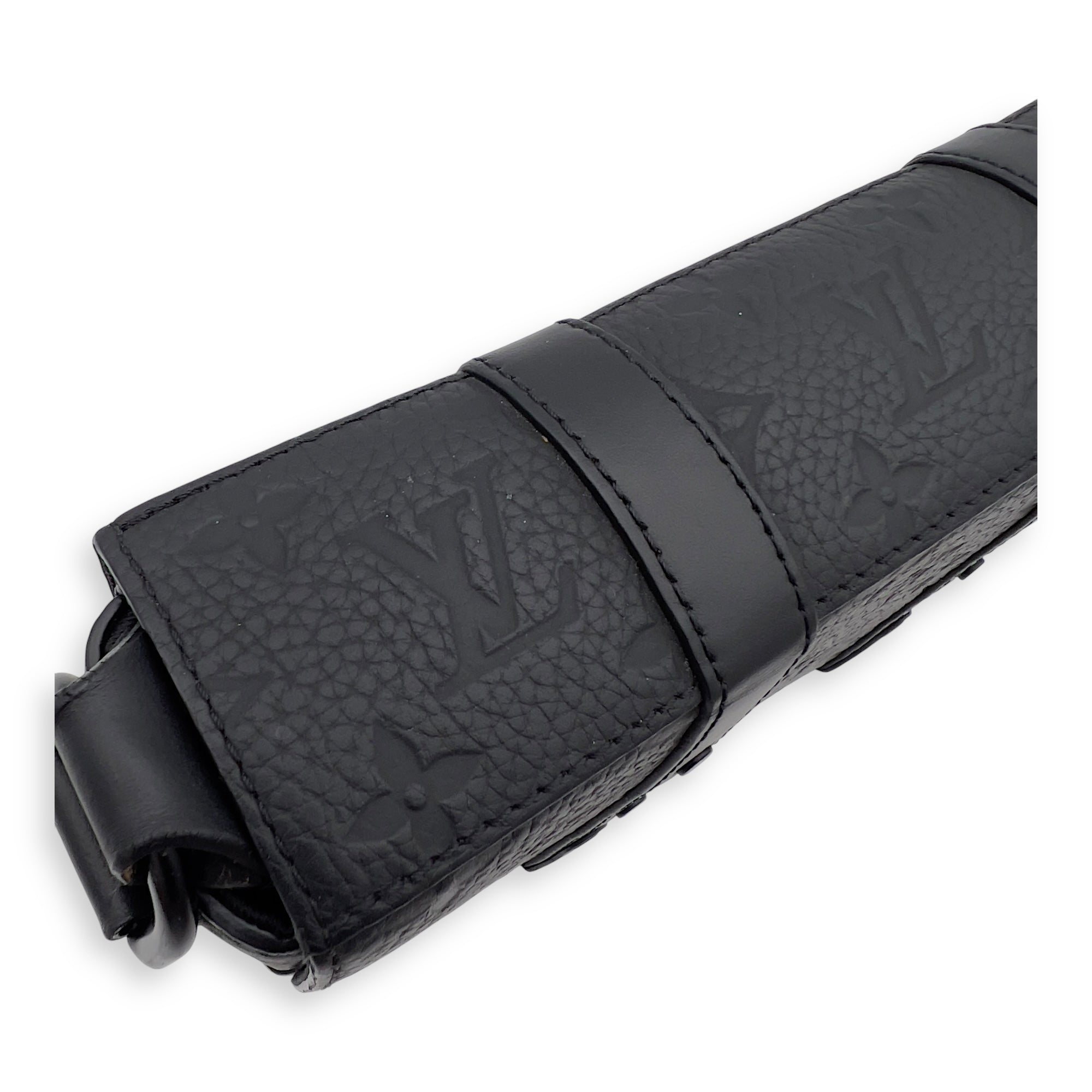 Trunk PM Black Crossbody Bag in Taurillon Monogram Leather Trunk PM Black Crossbody Bag in Taurillon Monogram Leather