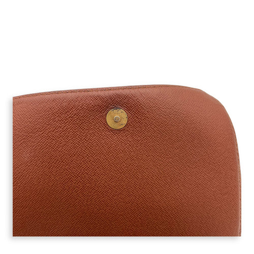 Louis Vuitton Musette Salsa Brown Crossbody Bag in Monogram Coated Canvas, Gold hardware_7