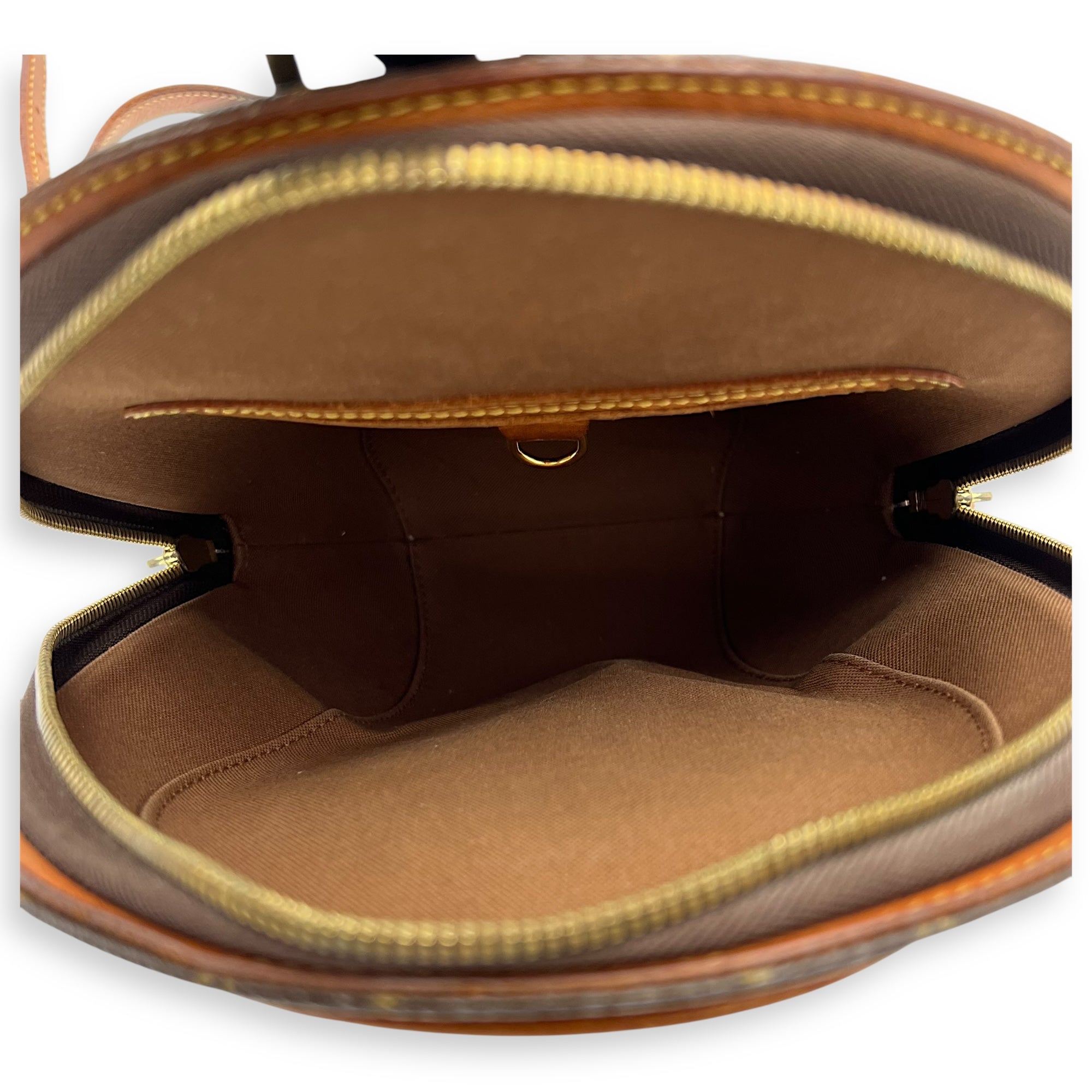 Louis Vuitton Ellipse Backpack Brown in Monogram Coated Canvas, Gold hardware_6