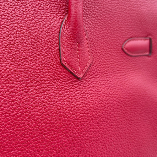 Hermès Birkin Rouge Grenat in Togo, Palladium hardware_13