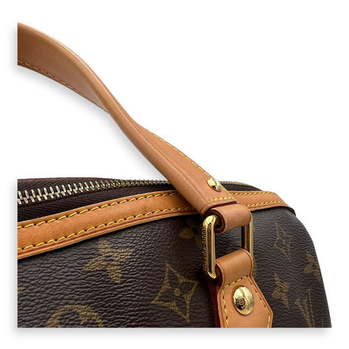 Louis Vuitton Retiro PM Brown Top Handle Bag in Monogram Coated Canvas, Gold hardware_15