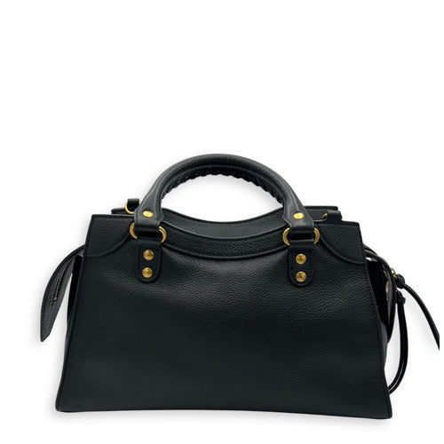 Balenciaga Neo Classic Top Handle Bag Black in Calfskin, Gold hardware_2