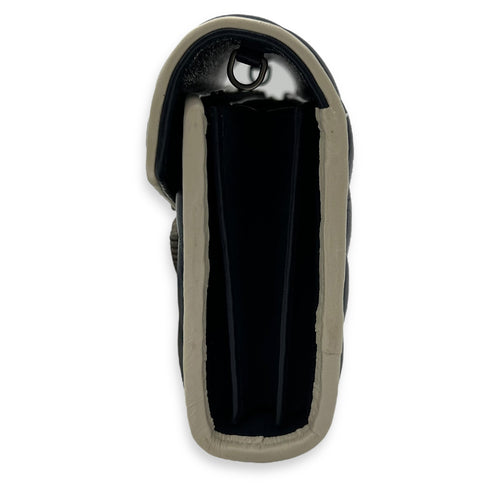 Gucci GG Marmont Wallet On Chain Blue in Calfskin, Ruthenium hardware_4