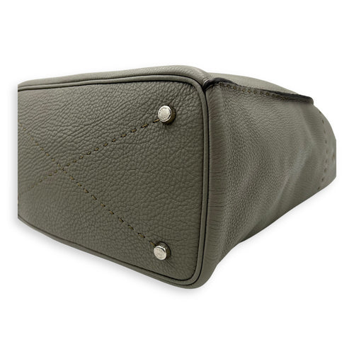 Fendi Selleria Shoulder Bag White in Calfskin, Silver hardware_7