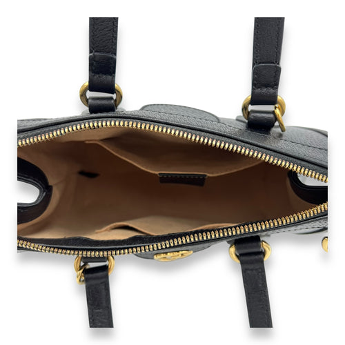Gucci Ophidia Top Handle Bag Black in Calfskin, Gold hardware_6