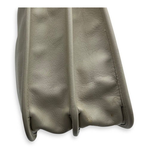 Gucci Horsebit 1955 Top Handle Bag White in Calfskin, Gold hardware_11
