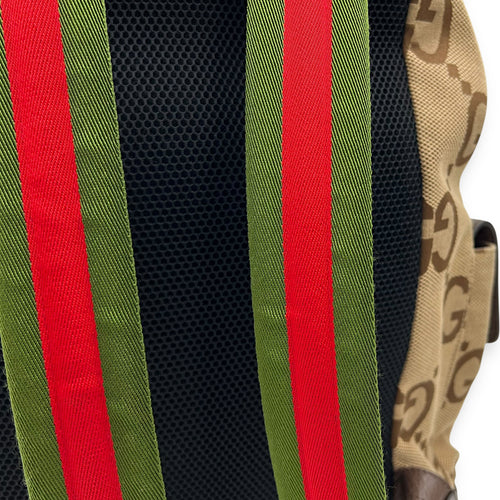 Gucci GG Backpack Brown in Canvas, Gold hardware_15