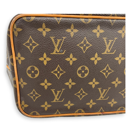 Louis Vuitton Palermo Top Handle Bag PM Brown in Monogram Coated Canvas, Gold hardware_7