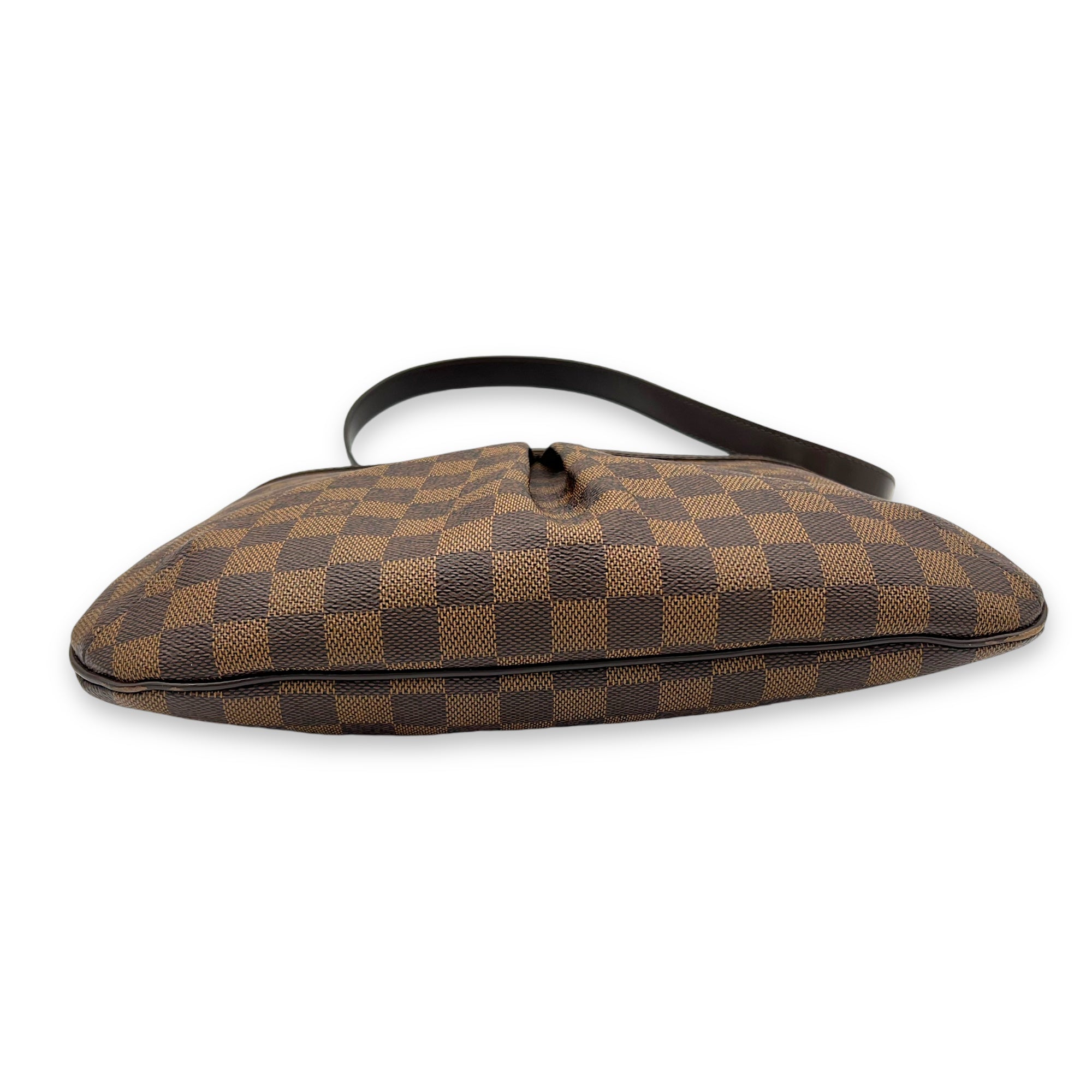 Bloomsbury Crossbody Bag Damier Ebene in Coated Canvas, Gold hardware