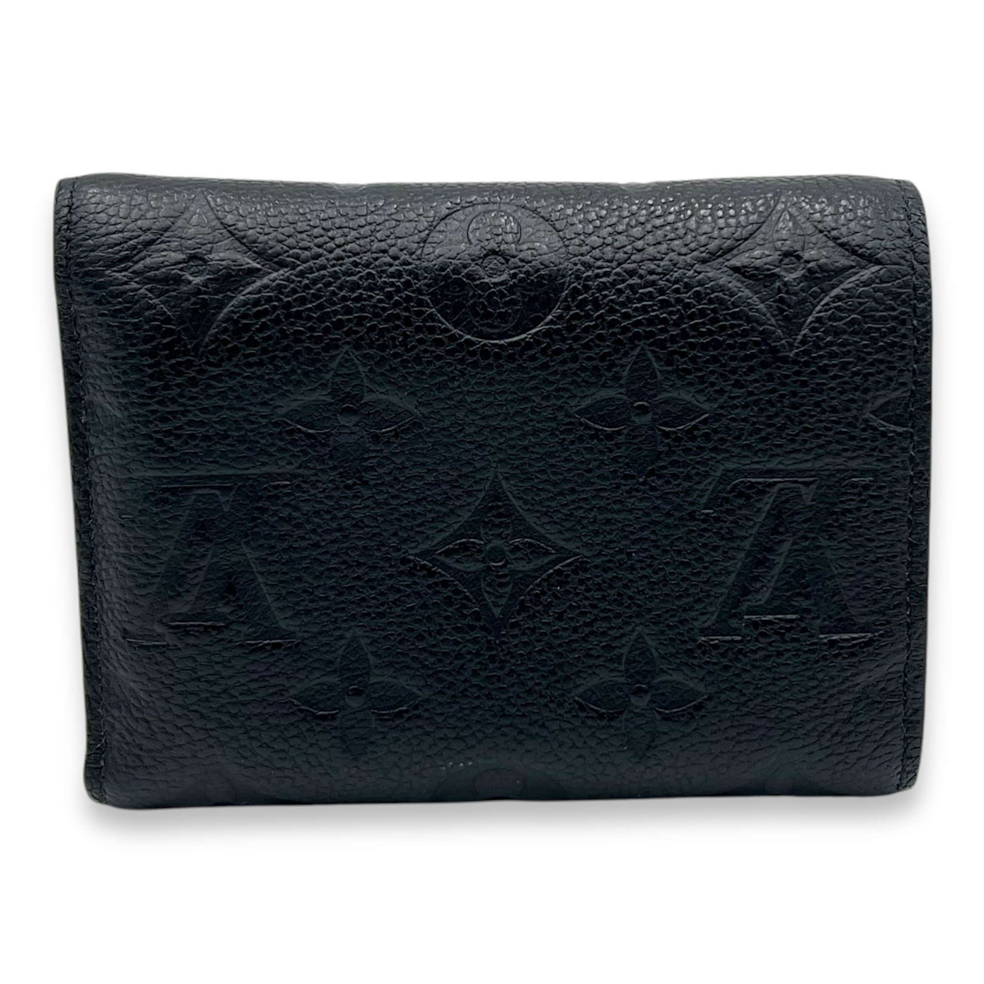 Louis Vuitton Victorine Wallet Black in Empreinte Leather, Gold hardware_2