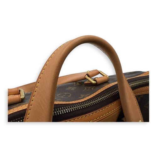 Louis Vuitton Retiro PM Brown Top Handle Bag in Monogram Coated Canvas, Gold hardware_16