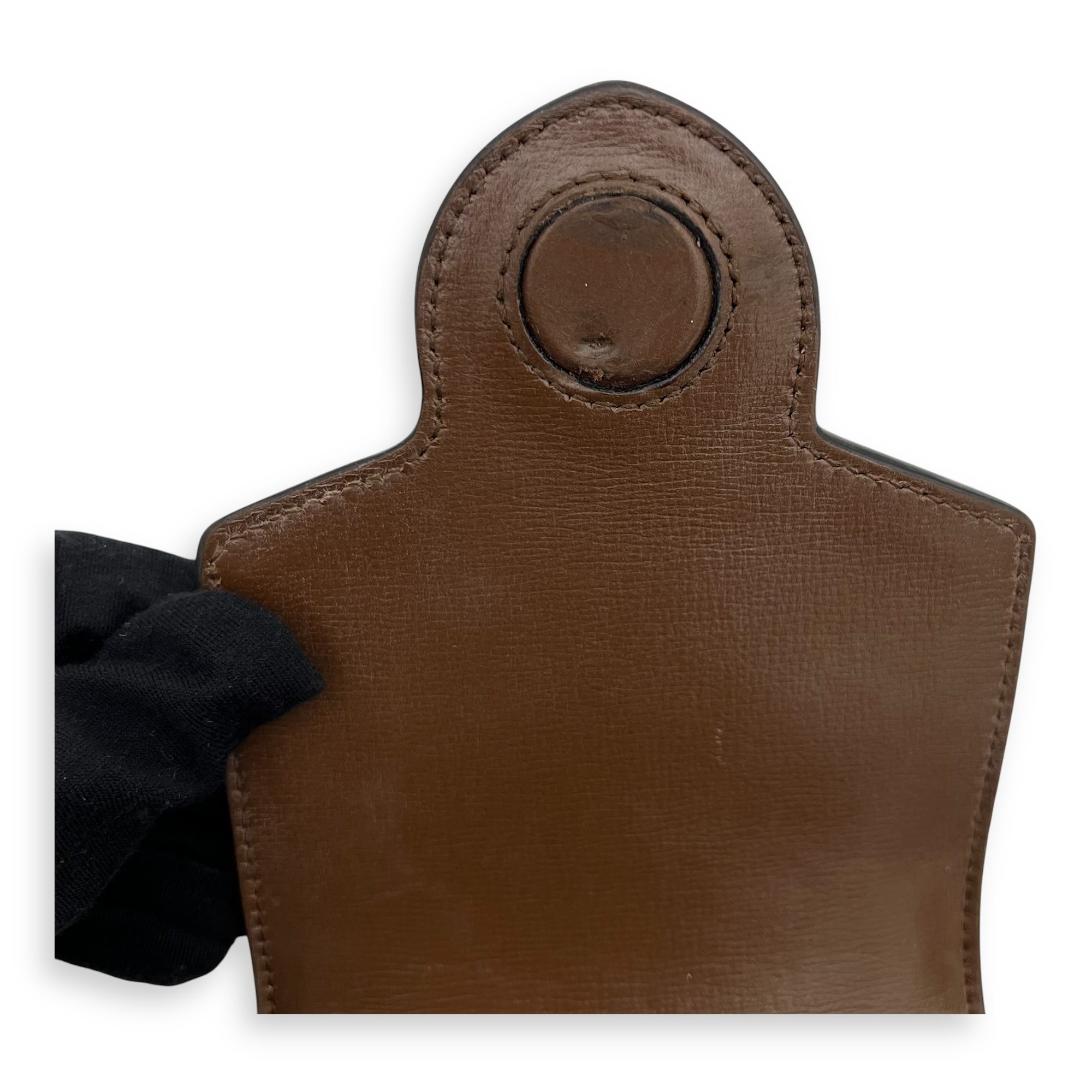 Gucci Horsebit 1955 Shoulder Bag Brown in Monogram Coated Canvas, Gold hardware_10